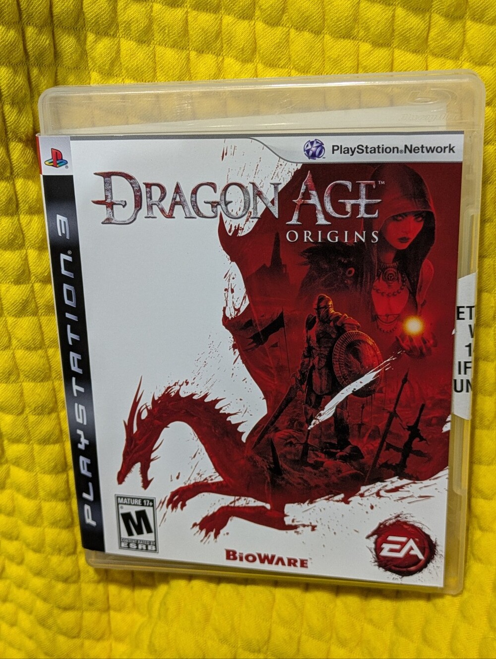 DRAGON AGE ORIGINS PS3 Game | Playstation 3 | CIB | NM